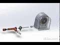 Initial Pelton Wheel Turbine Design Exploded View