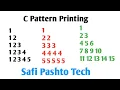 Nested loop C progrmming language in pashto by Safi Pashto Tech 20 - Lecture