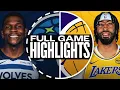 TIMBERWOLVES at LAKERS FULL GAME HIGHLIGHTS October 22 2024