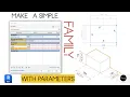How to create a family with parameters in Revit
