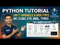 Python Variables Data Types Tutorial int float str bool Explained