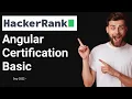 Hacker Rank Angular Certification Intermediate