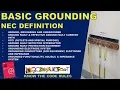 BASIC GROUNDING DEFINITIONS-NEC 2023