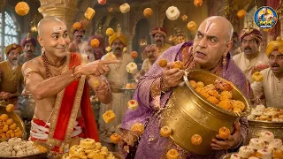 तेनाली ने उड़ाई मिठाइयों की बारिश, तथाचार्य की हालत हुई खराब! || तेनाली रामा की कहानियां