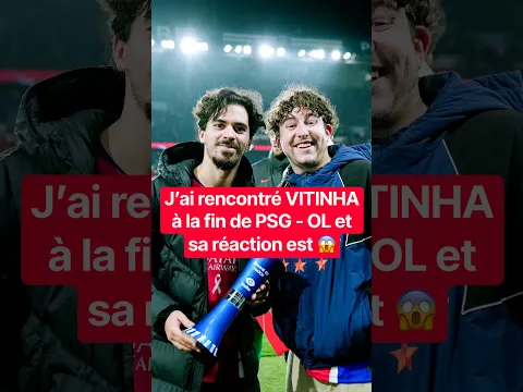 Il a AIMÉ tu PENSES ?🥹 #football #psg #ligue1 #liguedeschampions #vitinha #dembele #ballondor #kane