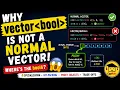 Why std vector bool Is NOT a Normal Vector