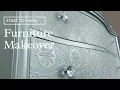 Furniture Makeover Country Chic Paint Trash to Treasure Dresser Furniture Flip Start to Finish