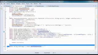 Genetic Algorithms 07 data mining w arithmetic operators - JAVA Prototype Project