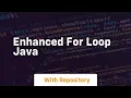 enhanced for loop java