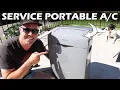 How To Service Portable Air Conditioner EASY