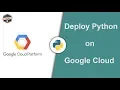 Deploy Python Script Code on Google Cloud for running - notification