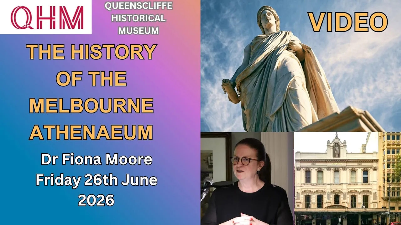 The History of the Melbourne Athenaeum: A QHM talk by Archives Manager, Dr Fiona Moore.