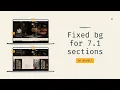 Fixed Parallax Background Image Effect for sections in Squarespace 7 1