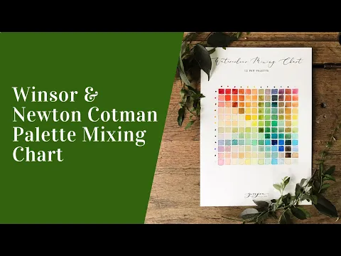 Download MP3 How to Paint a Watercolour Mixing chart with Winsor and Newton Cotman Palette