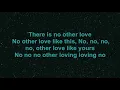 No Other Love - Common Kings ( Lyrics-On-Screen )