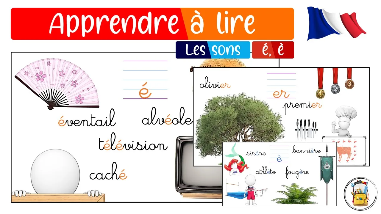 Les Sons É [e] Et È [ε] Avec Les Lettres Ê, Ë, ER, AI, EI, ES, ET, EZ, ED, AY, EY - Les Sons Du CP