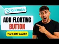 How to Add a Floating Action Button to Your GoDaddy Website 2026 Step By Step Guide
