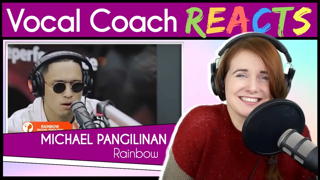 Vocal Coach reacts to Michael Pangilinan performs "Rainbow" (South Border) LIVE on Wish 107.5 Bus