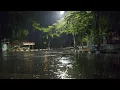 Download Lagu Night Rain in Green Leaves: A Natural Sensation That Soothes the Soul and Reduces Outside Noise