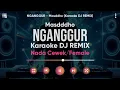 Download Lagu Karaoke Nganggur - Masdddho (Versi DJ REMIX) Nada Cewek/Female - Lirik Tanpa Vokal