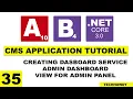 Creating DashboardService Dashboard View for Admin Panel ASP NET CORE 3 0 ANGULAR 10