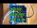 Box Fill Calculations NEC 2026 314 16 B