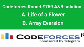 A and B solution Codeforces Round Div2 Codeforces Solution C CP