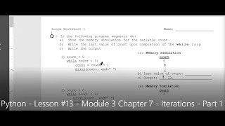 Python - Lesson