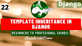 Django Tutorial - Template Inheritance in Django Hindi