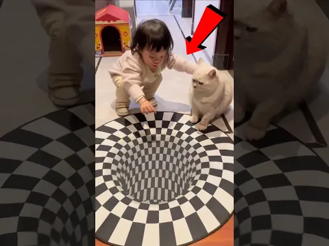 ¡El gato la salvó! 😱#Catsoftiktok #CatLovers #cat #cute #FunnyCats #catcartoon #fyp