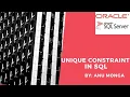Unique Constraint in SQL in Hindi By Anu Monga