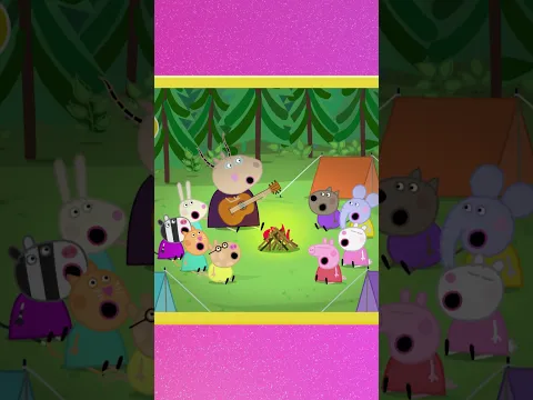 Peppa Pig Goes to Camp & Sings with Friends! 🏕️