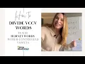 VCCV Syllable Division with Bossy-R Vowels Orton-Gillingham Tips