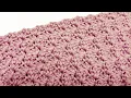 Crochet Easy Stitch For Blankets Scarfs and More - Crochet Blanket Stitch