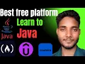 Java Programming Free Best Platforms 2025