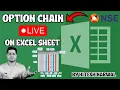 How to Import Option Chain Live Data in Excel Option Chain in Excel By Hitesh Narwal