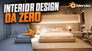 Interior Design per PRINCIPIANTI con BLENDER (Adatto a tutti)