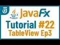 Create Custom TableView JavaFX GUI Tutorial for Beginners