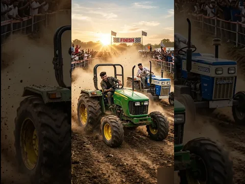 John Deere 5050 D vs Swaraj 855 Drag Race 🔥 | Tochan King Returns |