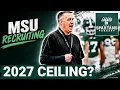 RECRUITING CEILING Michigan State 2027 recruiting class OUTLOOK Ryan Pankey COMMITS