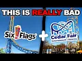 Six Flags and Cedar Fair are MERGING Why This is BAD NEWS
