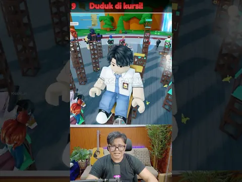 Jinu lomba rebutan ambil kursi yang paling tinggi!! 😆 #roblox