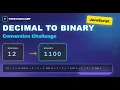 Convert Decimal to Binary freeCodeCamp JavaScript Daily Coding Challenge