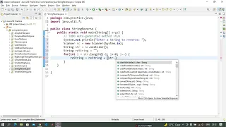 Reverse a String in Java User Input