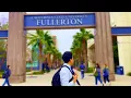 Week at UNIVERSITY in CALI Cal State Fullerton