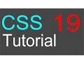 CSS Tutorial for Beginners - 19