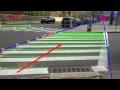 Zebra Crosswalk Detection using OpenCV Python
