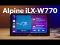 Alpine iLX-W770 touchscreen digital media receiver Crutchfield