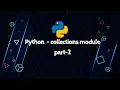 Python - collections module part-2