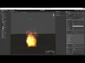 unity 3D particles Fire simple - fire